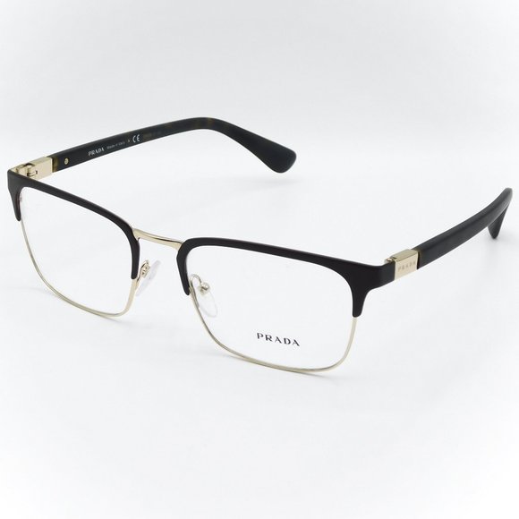 Prada Other - NEW PRADA PR 54TV 01U1O1 HERITAGE MATTE BURNISHED/PALE GOLD EYEGLASSES 5…